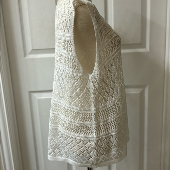 SHEIN White Crochet Swim Coverup - Picture 4 of 7